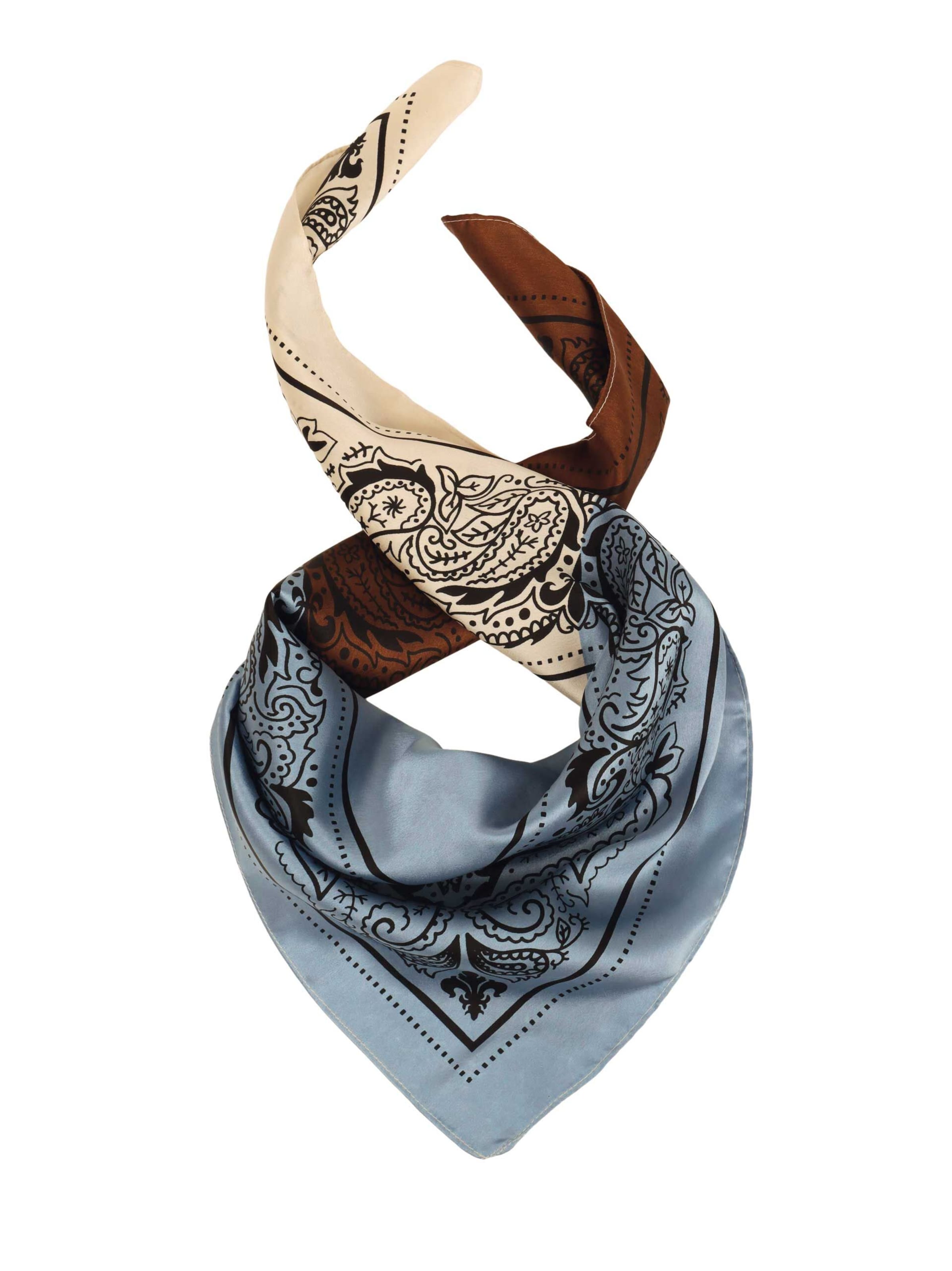 SAMAYA Wrap 'Sunda' in Blue: front