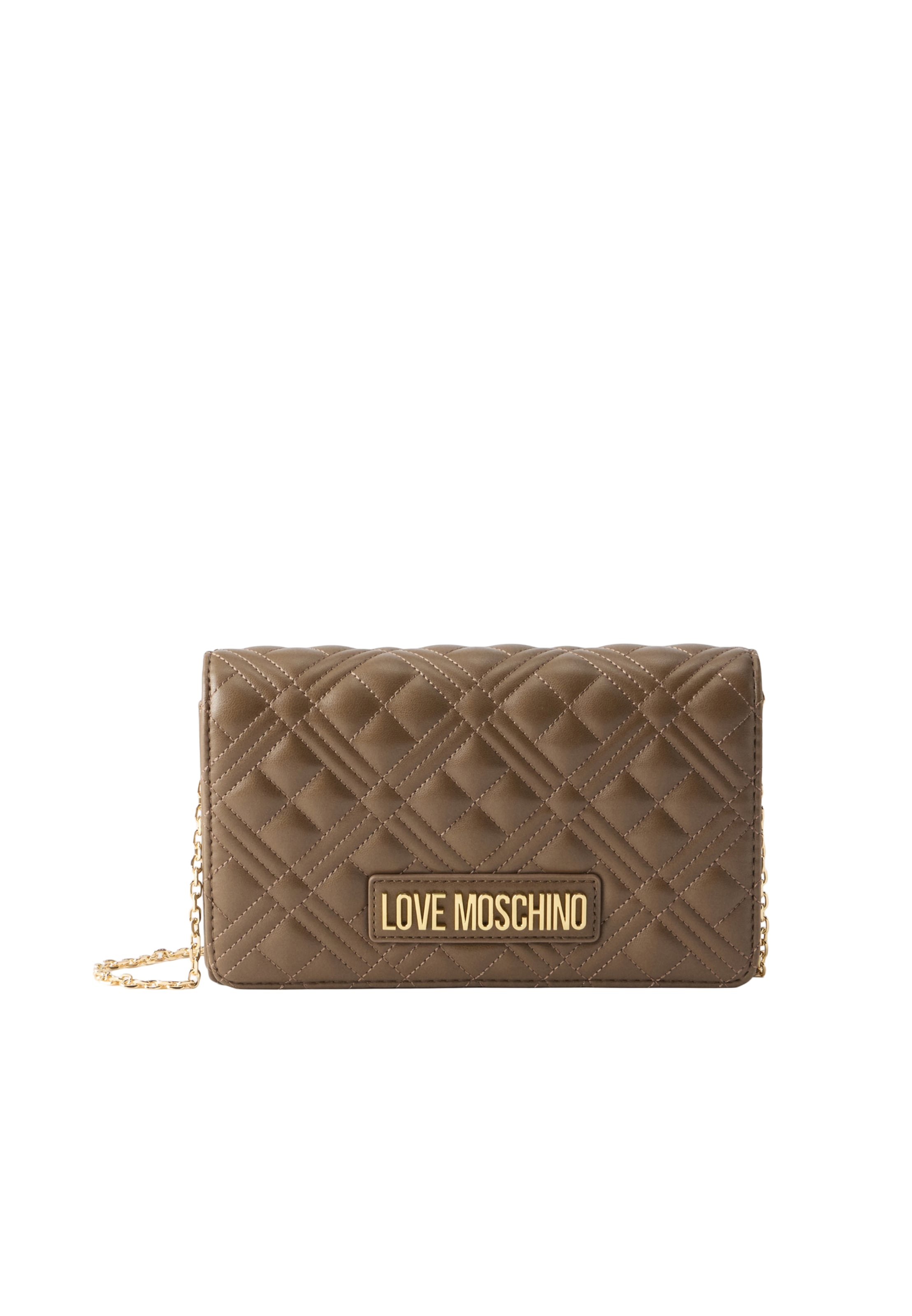 Sac à bandoulière Love Moschino en marron : devant