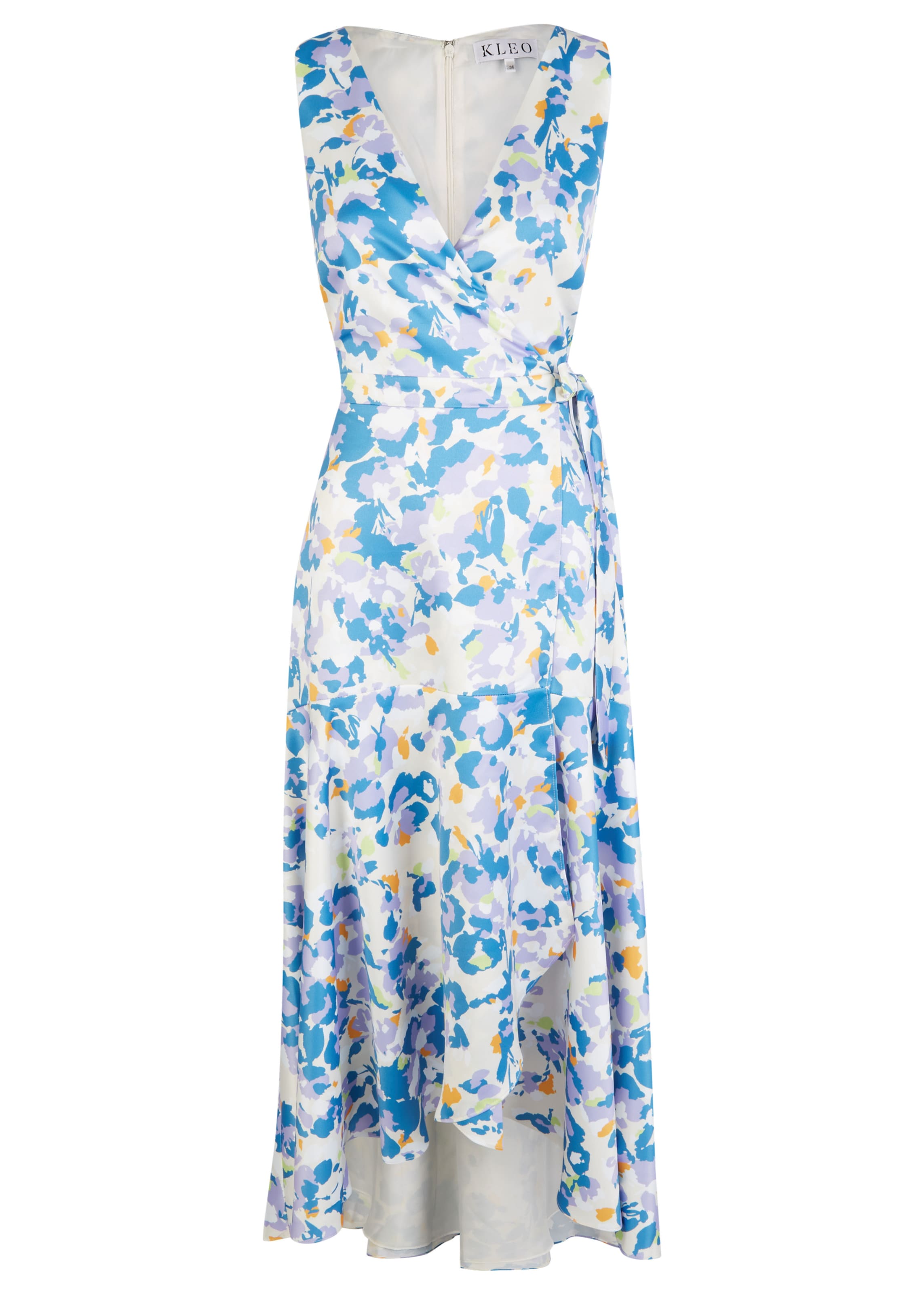 KLEO Summer dress in Blue: front