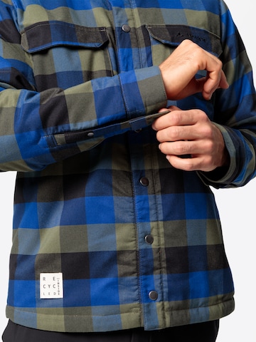 VAUDE Regular fit Athletic Button Up Shirt 'Mineo' in Blue