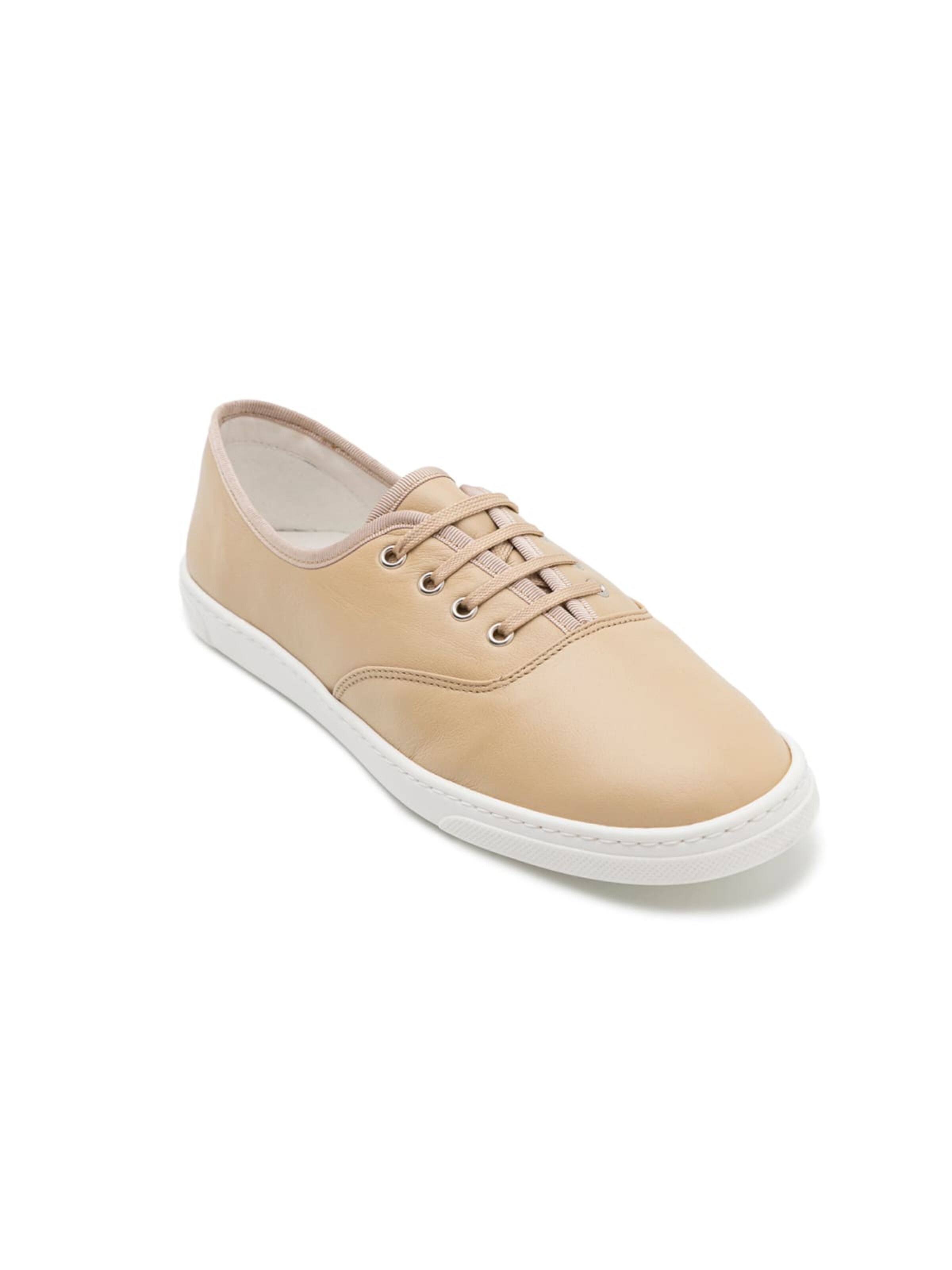 Dancing Queens Sneakers 'Dancing Queens - SMOVE Dance Sneaker Leder' in Beige: front