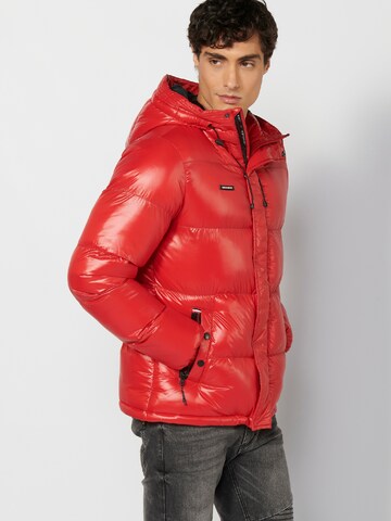 KOROSHI Between-Season Jacket in Red