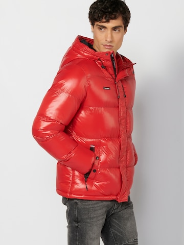 KOROSHI Prechodná bunda - Červená