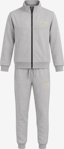 Tommy Life Trainingsanzug 'TOMMY Kinder Active Set' in Grau: Vorderseite