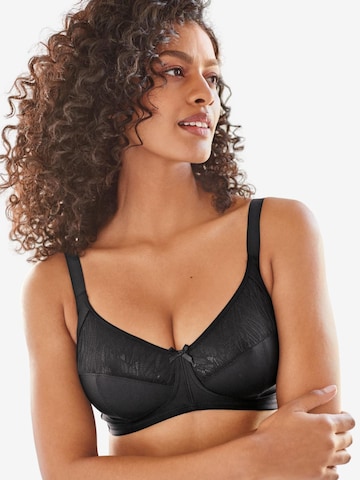 Next T-shirt Bra in Black: front