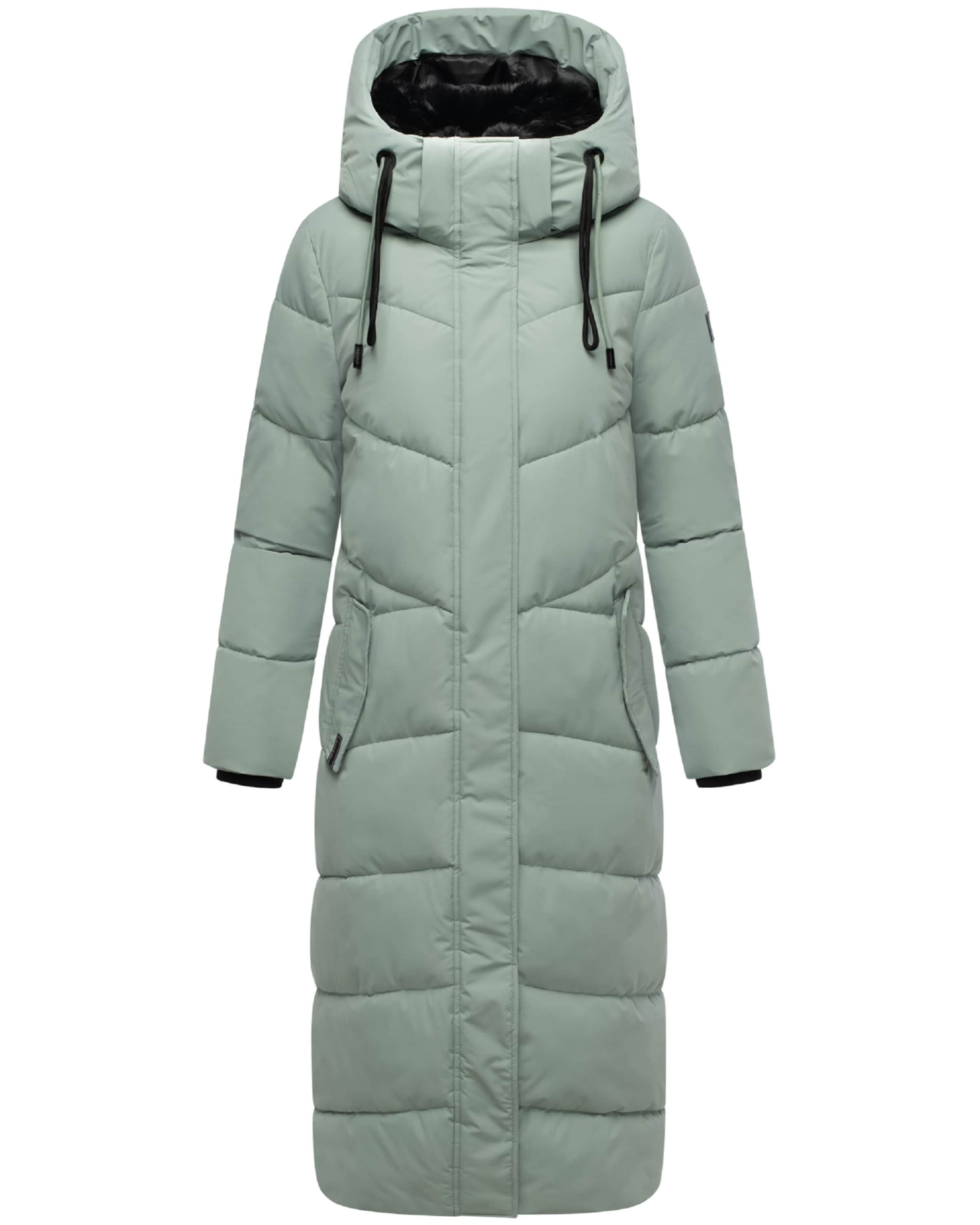 NAVAHOO Χειμερινό παλτό 'Hingucker XIV' σε πράσινο: μπροστά