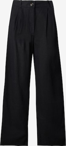 juoda Abercrombie & Fitch Plačios klešnės Kelnės: priekis