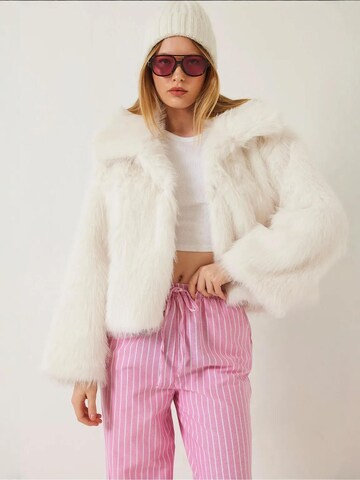 Veste mi-saison Bianco Lucci en blanc