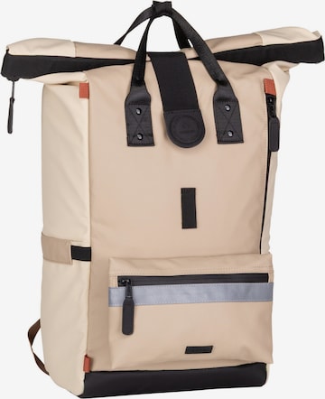 Cabaia Backpack 'Explorer' in Beige: front