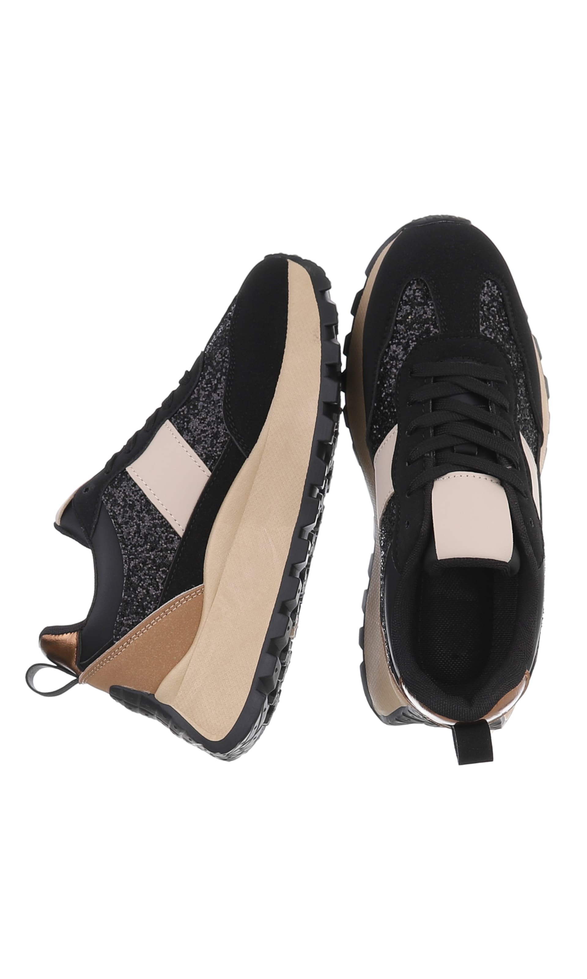 Ital-Design Sneaker in Schwarz