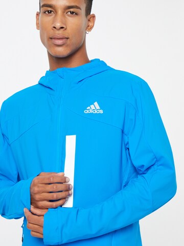 ADIDAS SPORTSWEAR Sportjacke 'Marathon Translucent' in Blau