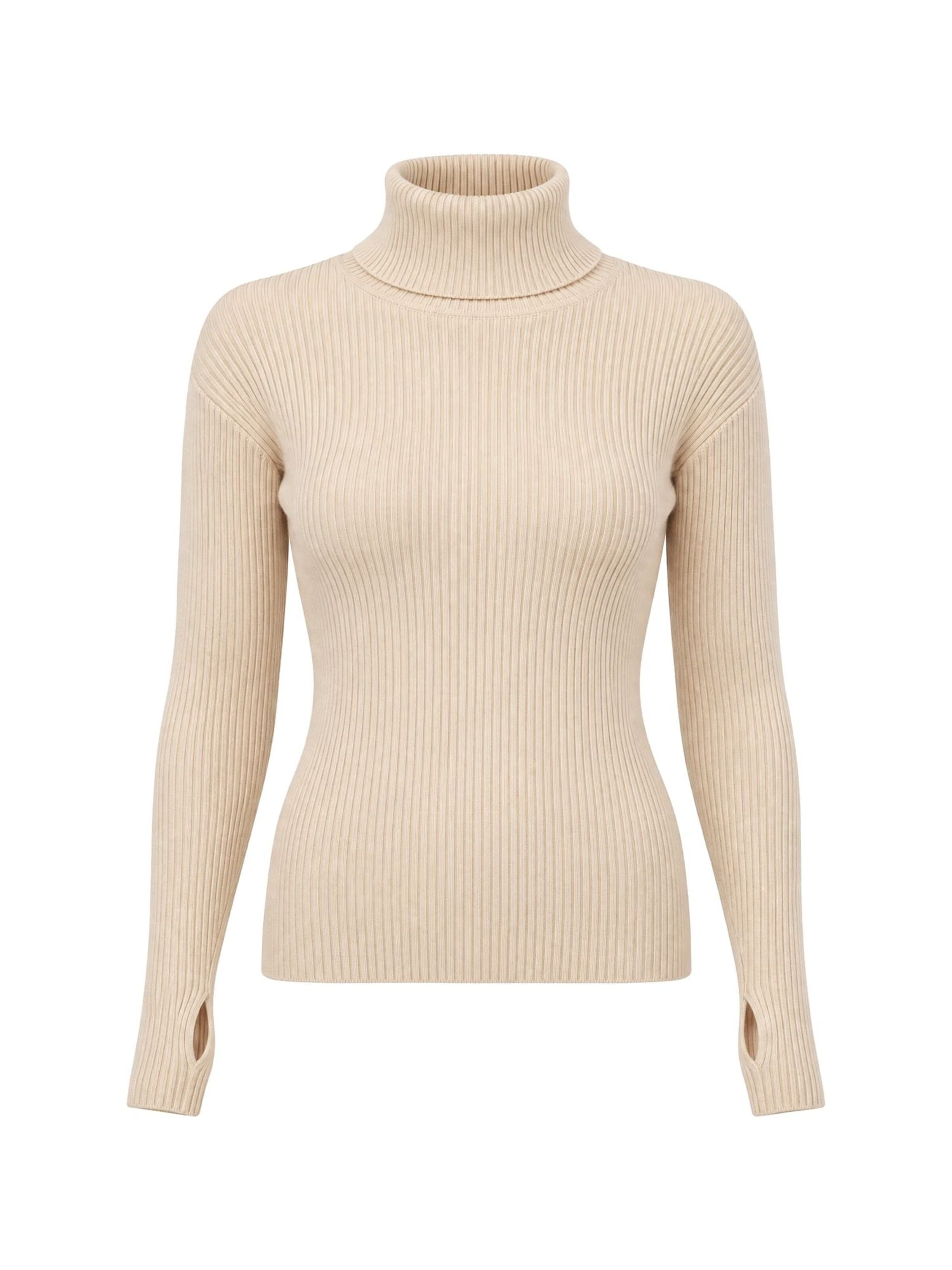 RYVAN Svetr 'Pullover' – béžová: přední strana