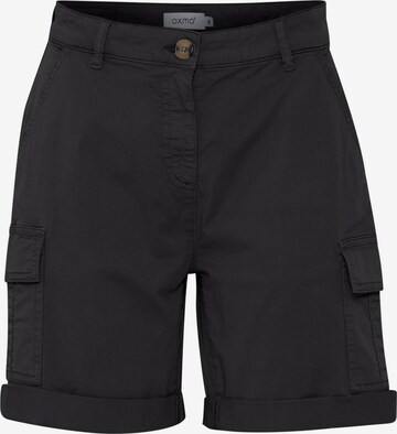 Oxmo Regular Cargo Pants 'Chanice' in Black: front