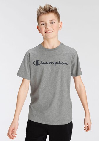 Champion Authentic Athletic Apparel T-Shirt in Grau: predná strana