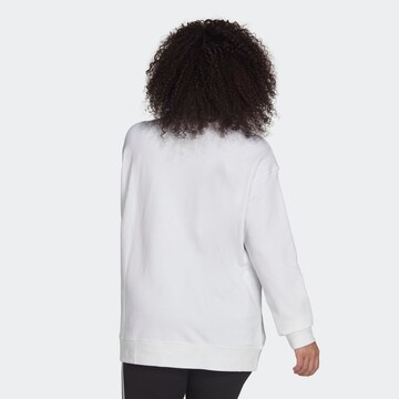 ADIDAS ORIGINALS Sweatshirt 'Trefoil Crew ' i hvit