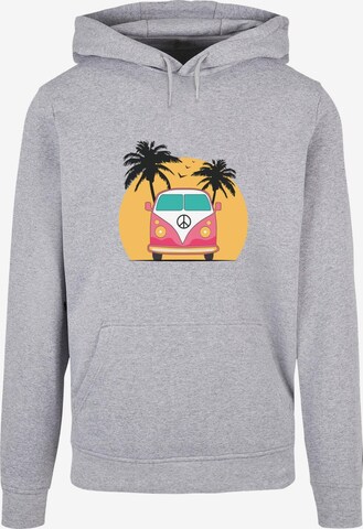 Merchcode Sweatshirt 'Summer - Van' in Grau: predná strana