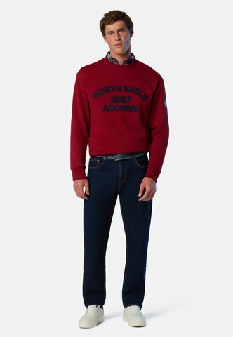 North Sails Sweatshirt i rød