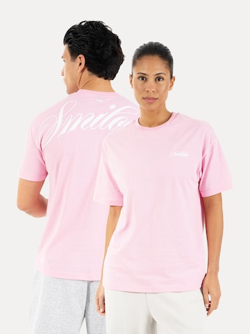 T-shirt Smilodox en rose