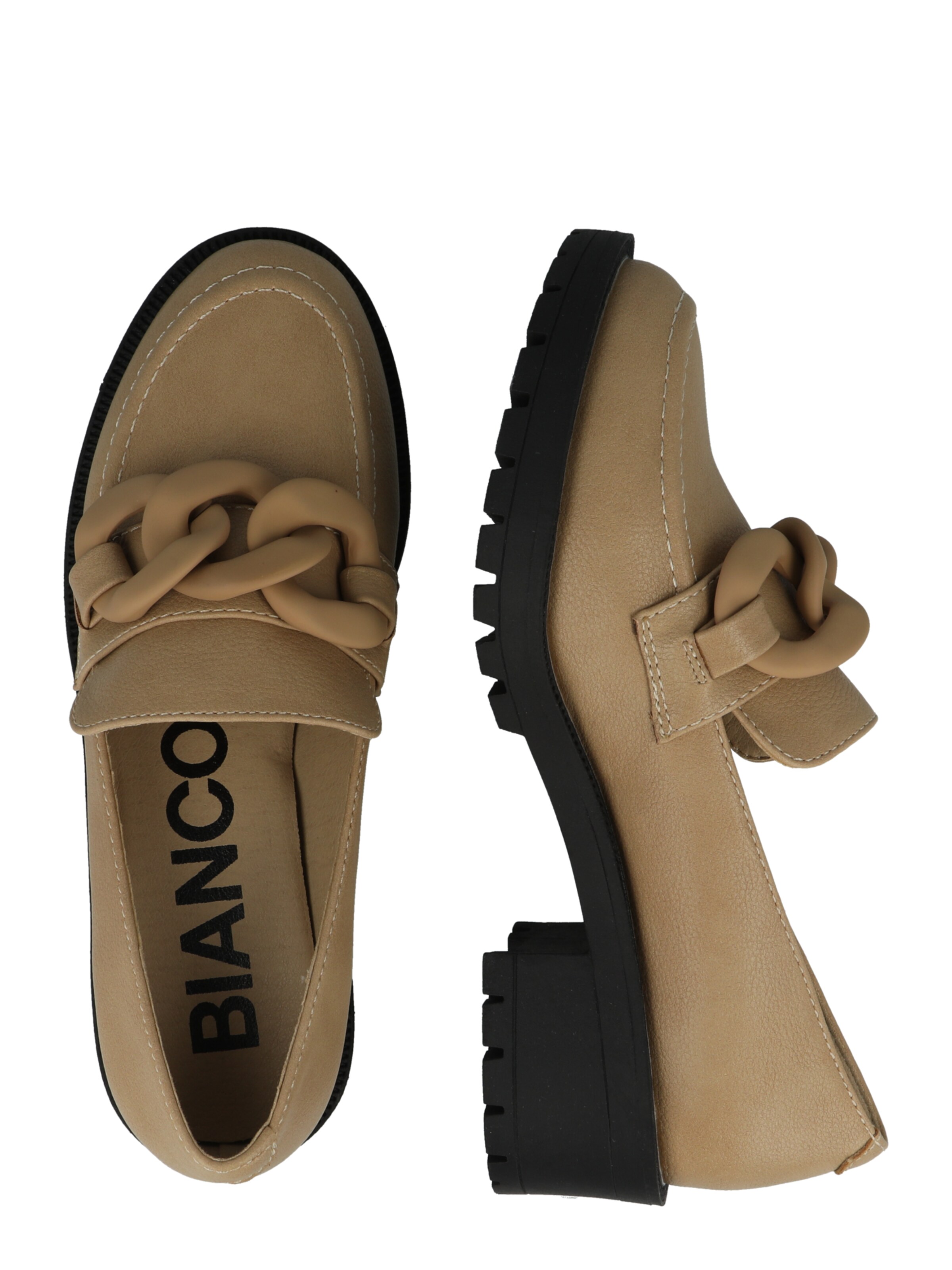 Bianco Classic Flats 'Claire' in Beige