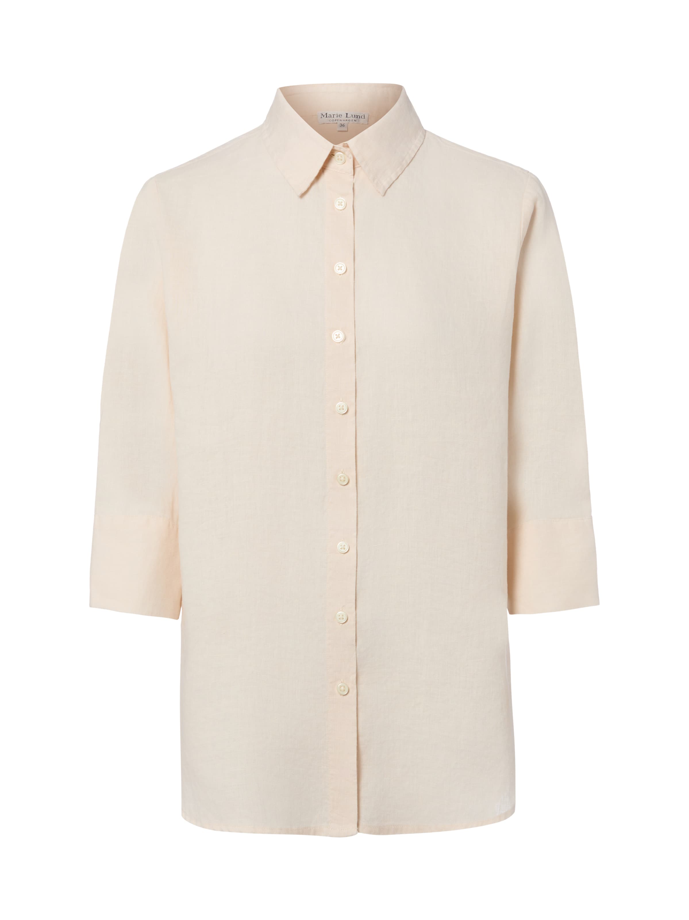 Marie Lund Blouse in Wit: voorkant