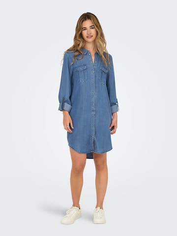 Robe-chemise 'ONLCharis' ONLY en bleu