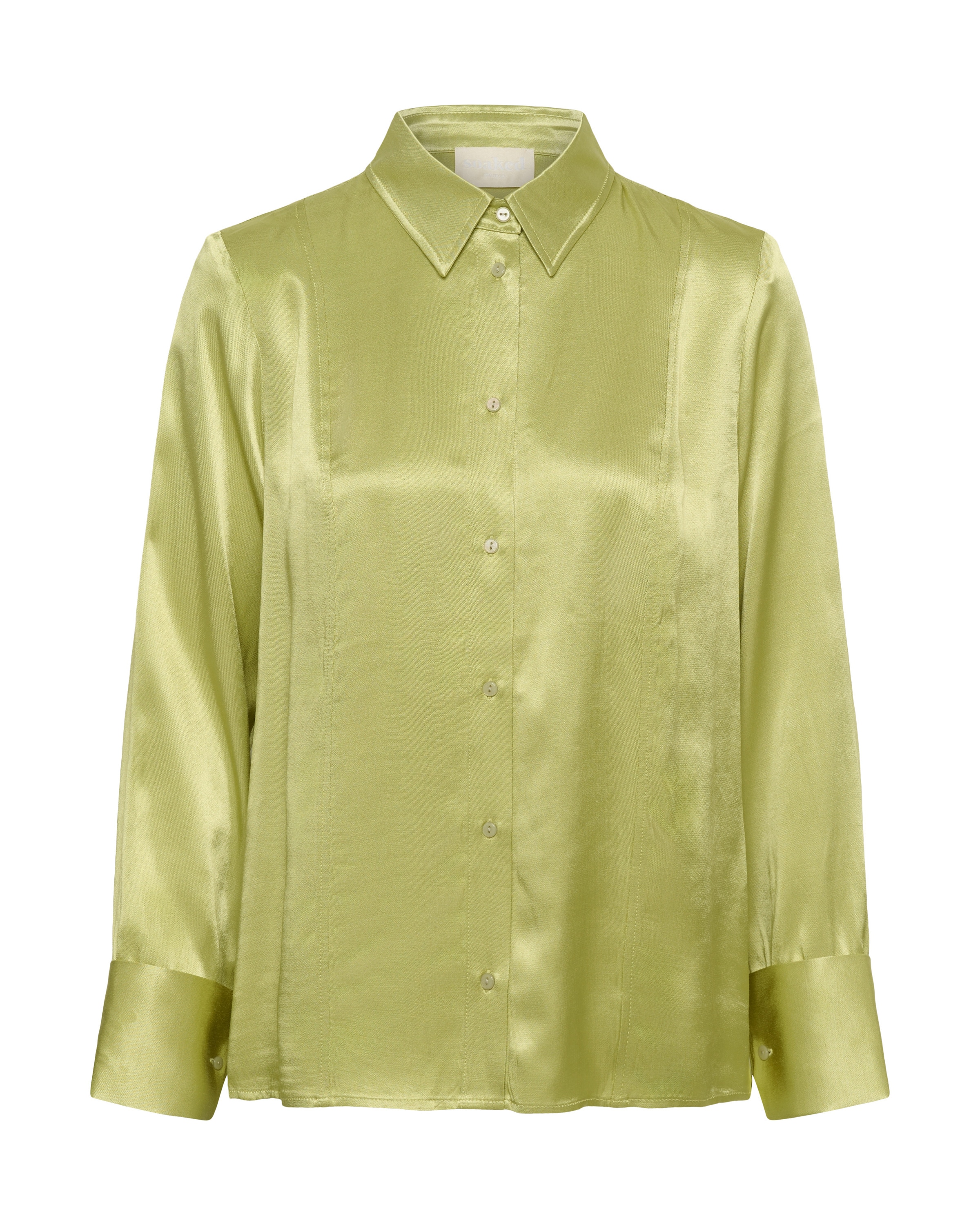 T-shirt SOAKED IN LUXURY en vert : devant