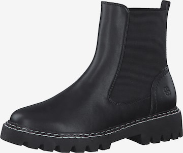 s.Oliver Chelsea Boots in Schwarz: predná strana