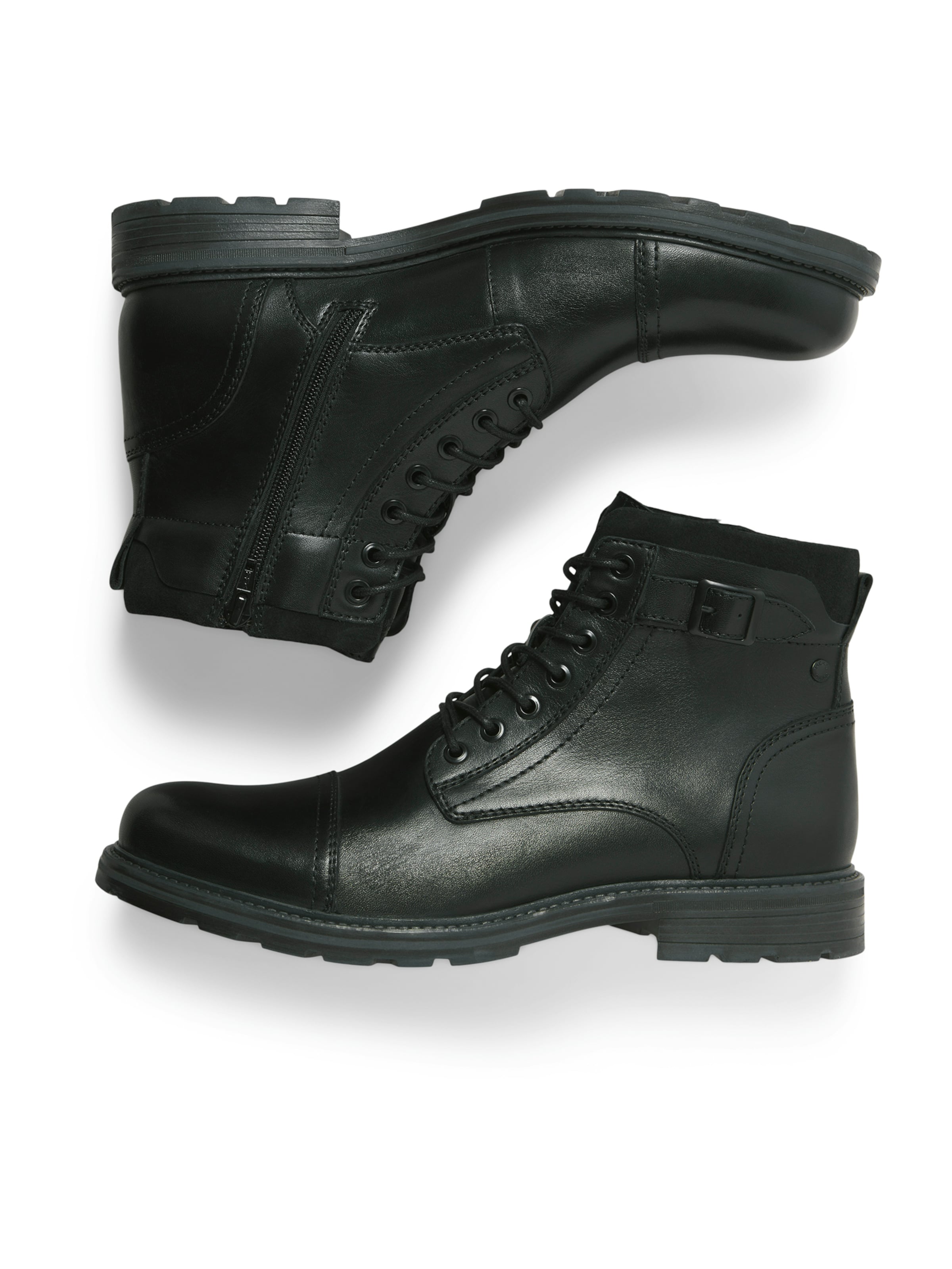 JACK & JONES Ботинки на шнуровке 'JFWCHATSWORTH' в Серый