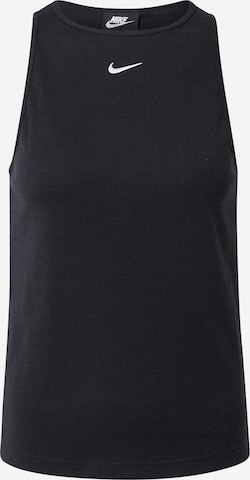 Nike Sportswear - Top 'Essential' en negro: frente