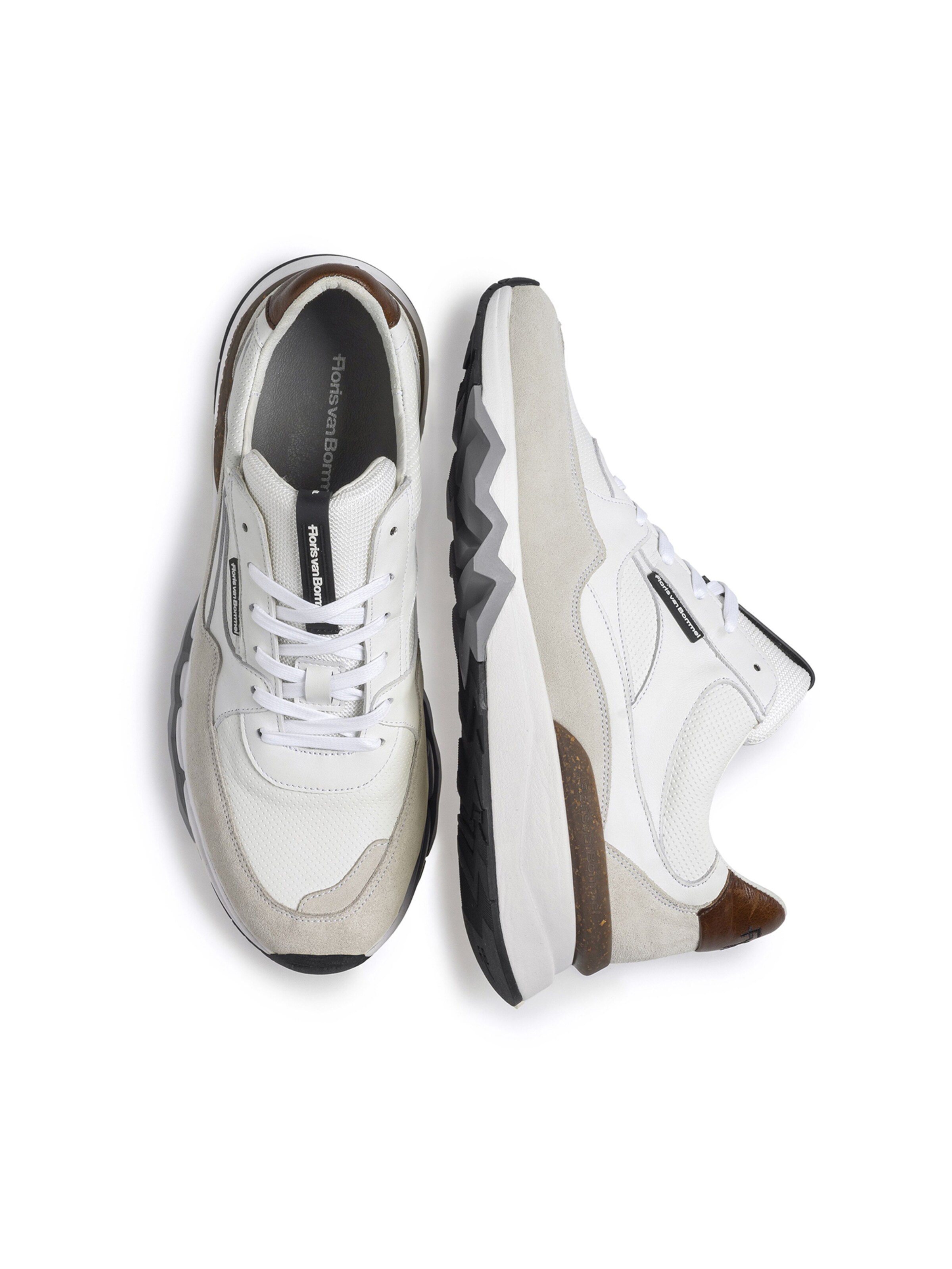 Floris van Bommel Platform trainers 'De Zager 07' in White