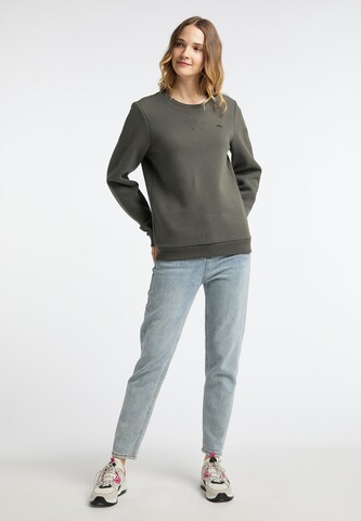 Schmuddelwedda - Sweatshirt 'Yasanna' em verde