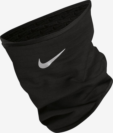 NIKE Sports Scarf in Black: front