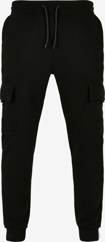 SOUTHPOLE Cargo Pants in Black: front