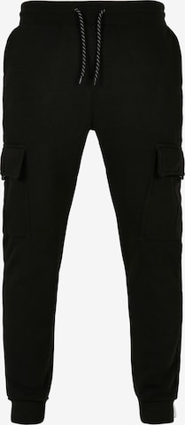 SOUTHPOLE Cargo Pants in Black: front