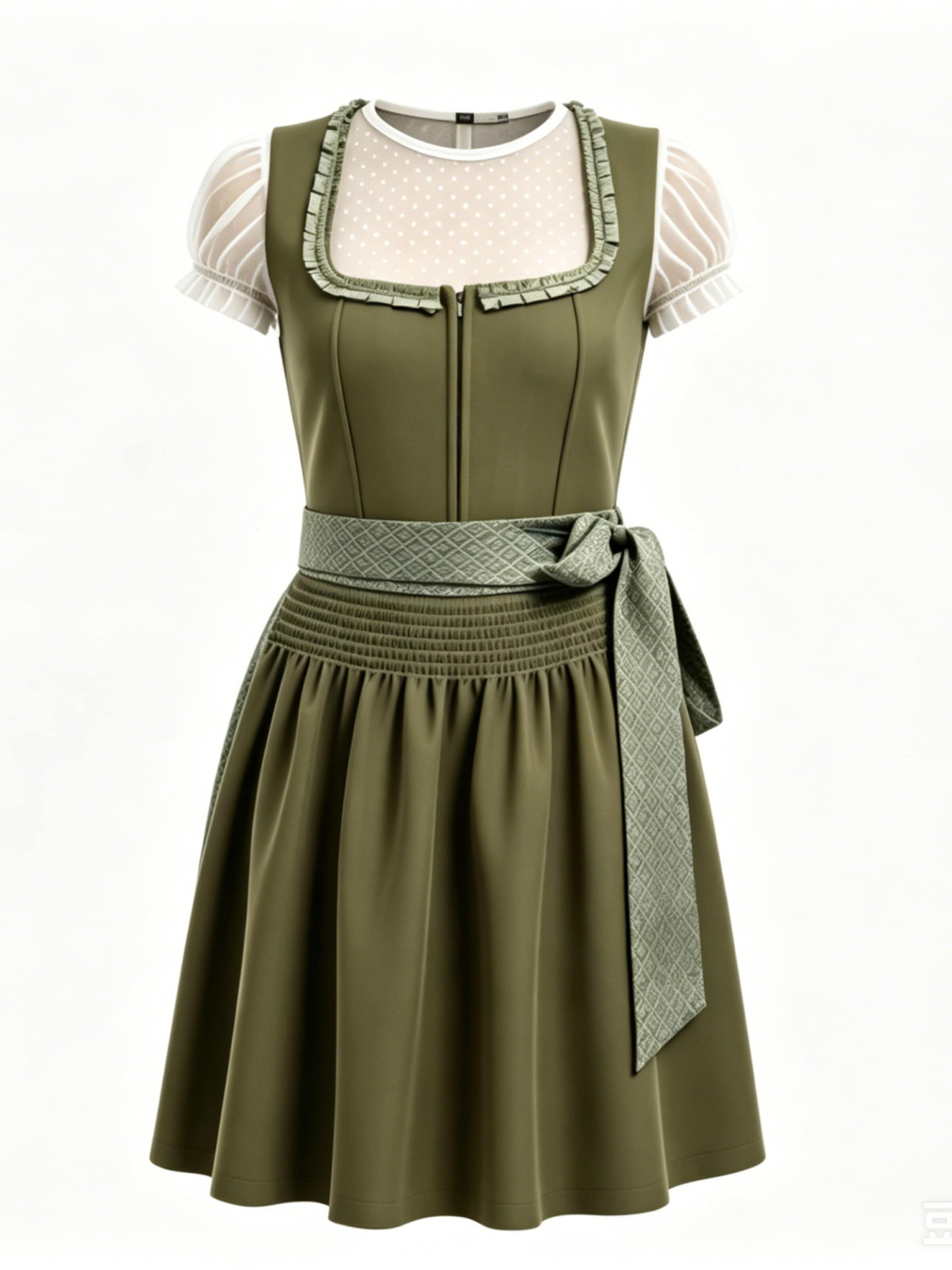 Yesfashion Dirndl‌‌‌‌‌‌‌ in Grün: Vorderseite