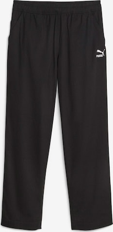 Regular Pantaloni sport de la PUMA pe negru: față