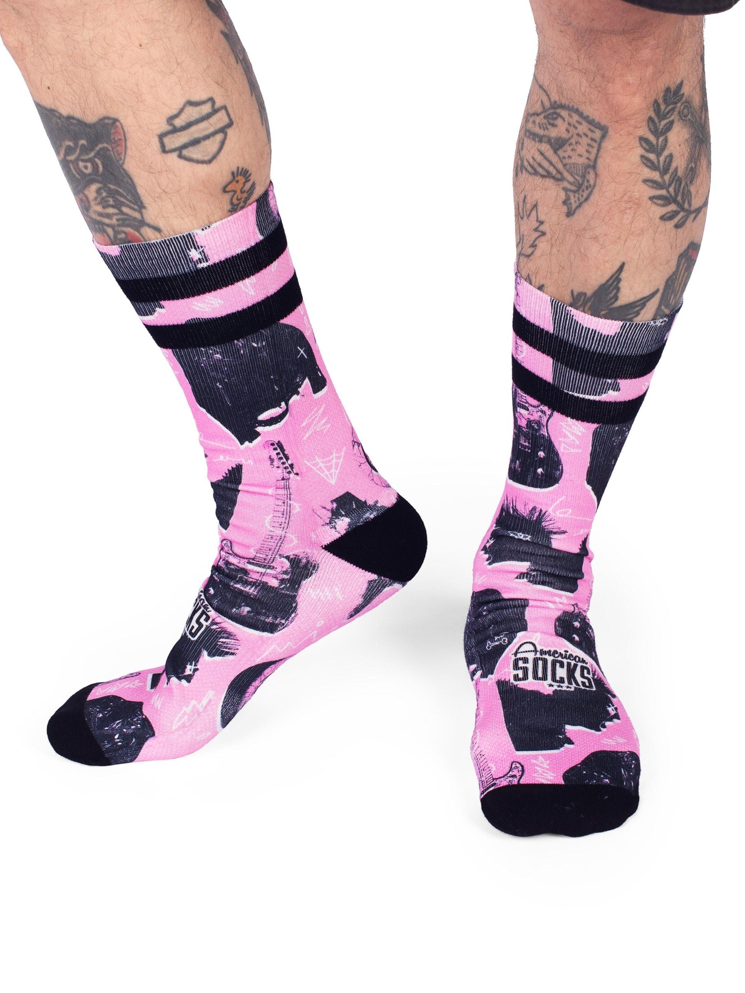 American Socks Socks 'Street Riot' in Black