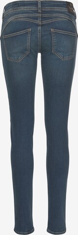 Herrlicher Slimfit Jeans 'Gina Cropped' in Blau