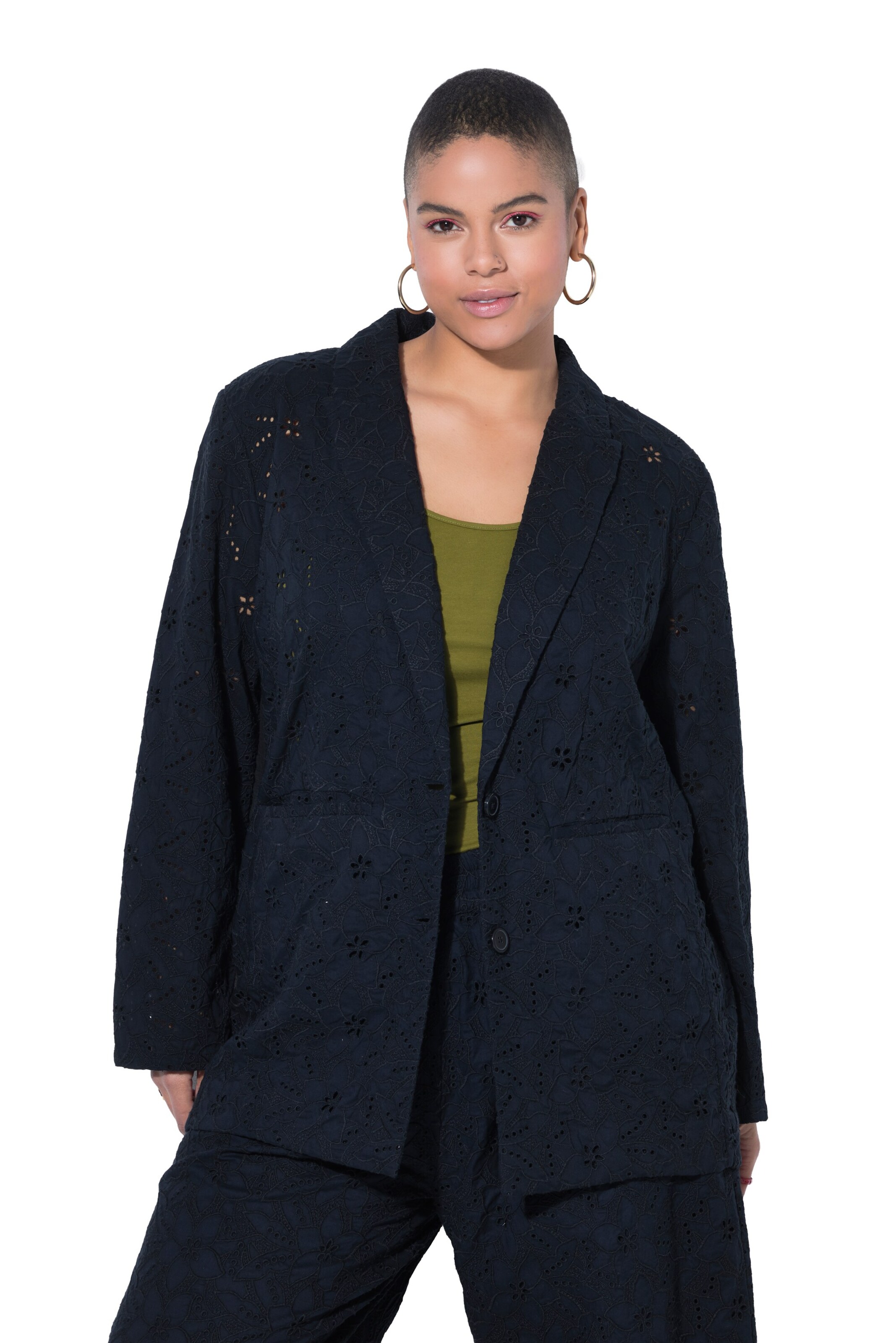 Studio Untold Blazer in Schwarz: Vorderseite