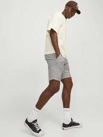 pilka JACK & JONES Standartinis „Chino“ stiliaus kelnės 'JPSTDave'