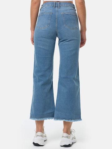 Tazzio Wide Leg Jeans 'F113' in Blau