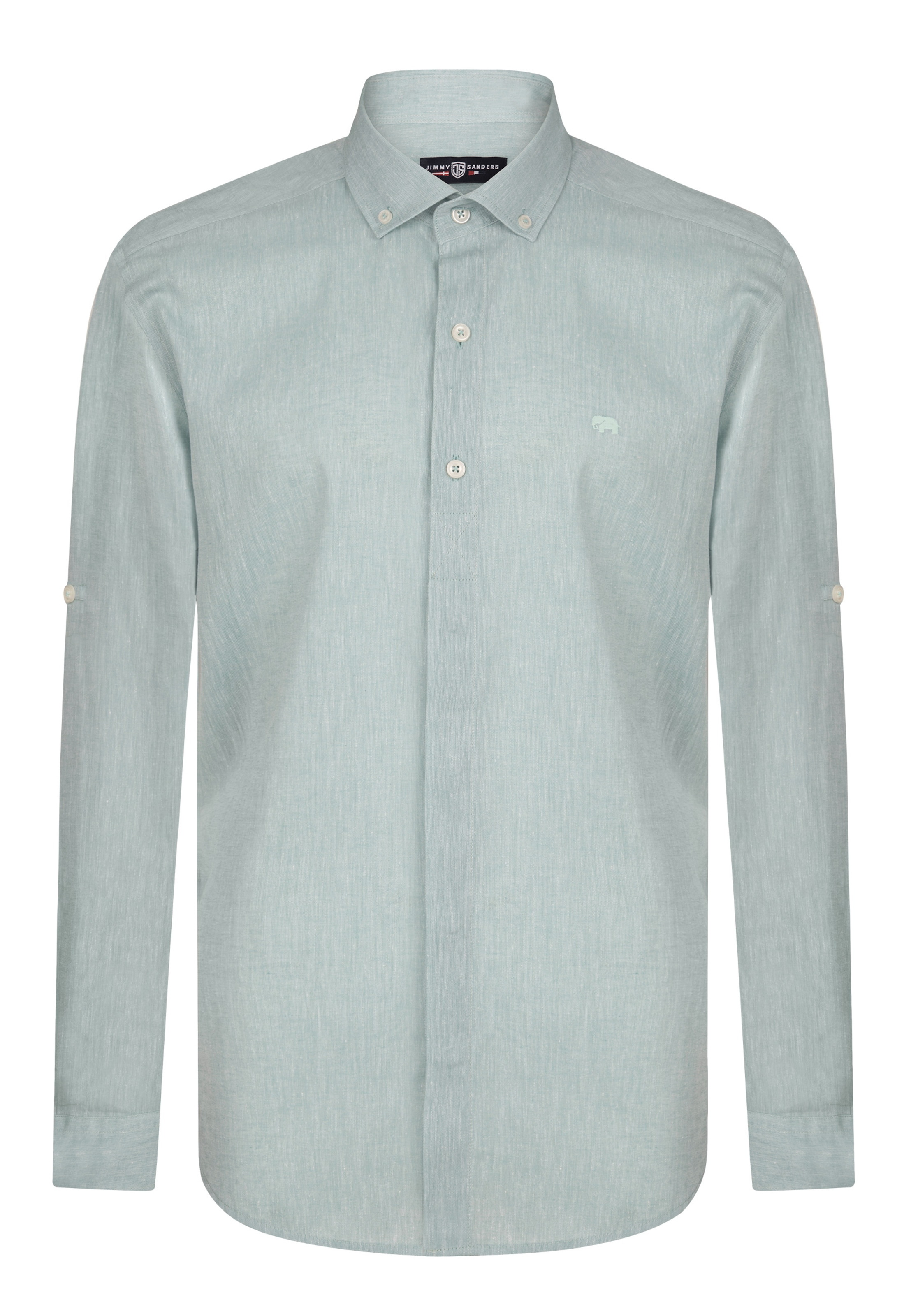 Jimmy Sanders - Ajuste regular Camisa en verde: frente