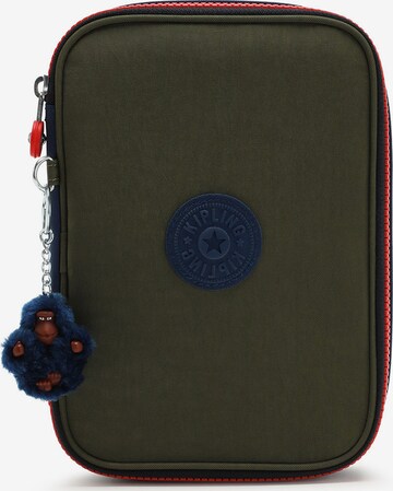 KIPLING Case '100 PENS BTS' in Green: front