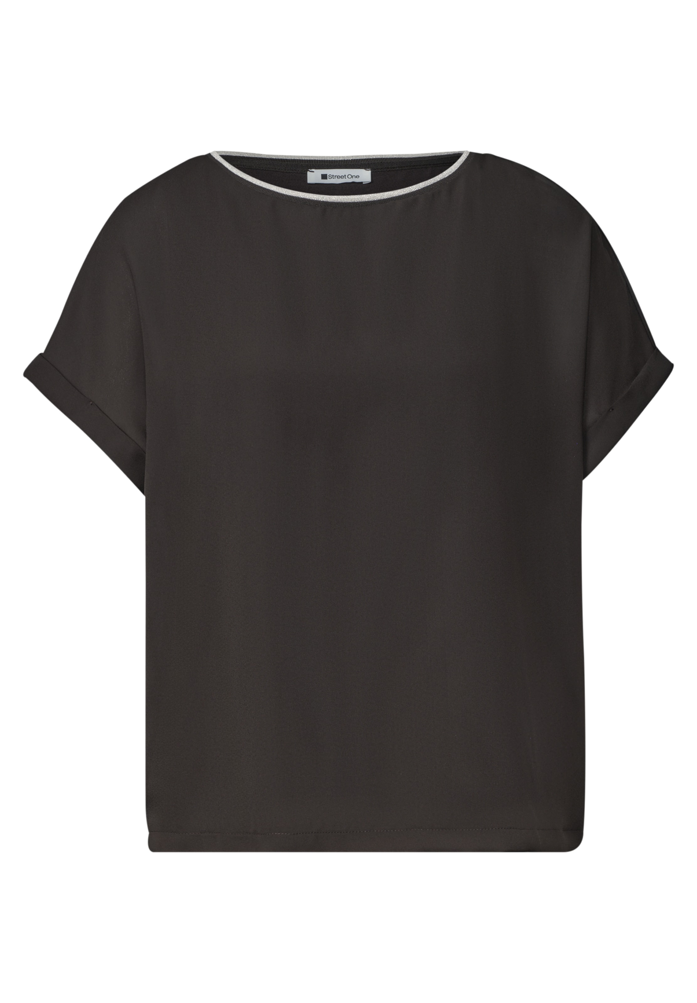 STREET ONE Shirt in Brown: front