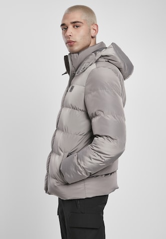 Urban Classics Зимняя куртка в Серый
