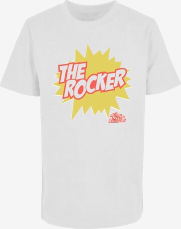 Merchcode Shirt 'Kids Thin Lizzy - The Rocker Comic' in White: front