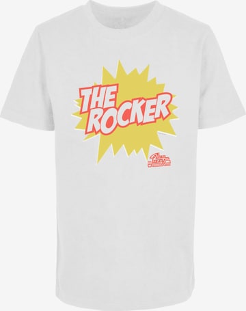 Merchcode T-Shirt 'Kids Thin Lizzy - The Rocker Comic' in Weiß: predná strana