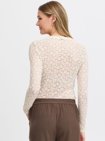 Fransa Shirt 'Yo 1' in Beige