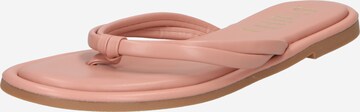 Tongs Dorothy Perkins en rose : devant