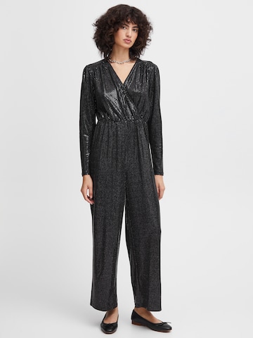 ICHI Jumpsuit 'Loane' in Silver